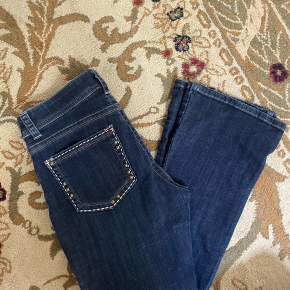 Lee Dark Indigo Women's Flare Jeans - Picture 1 of 4